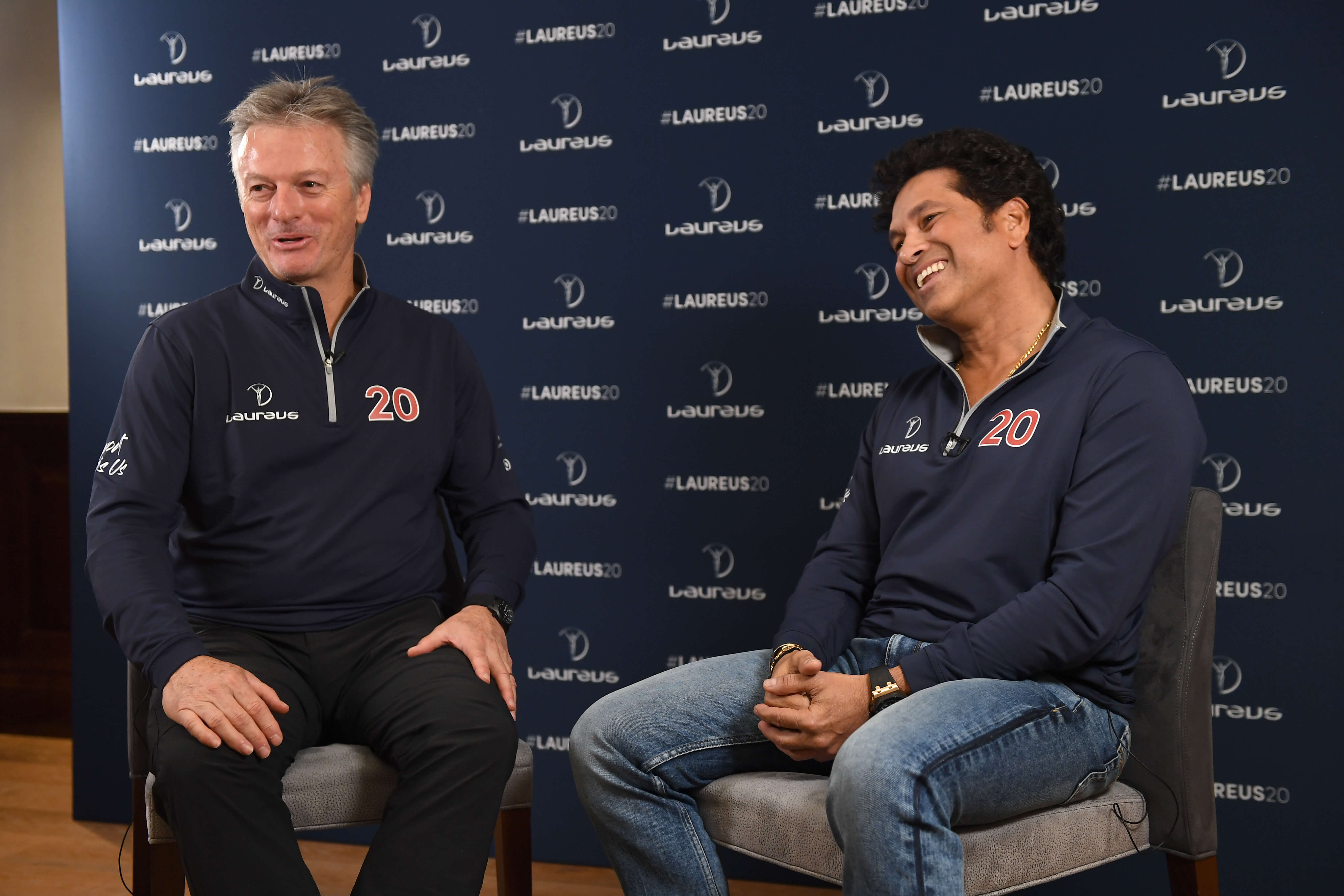 STEVE-WAUGH-INTERVIEWS-SACHIN-TENDULKAR-2020-LAUREUS-WORLD-SPORTS-AWARDS-BERLIN_M34721